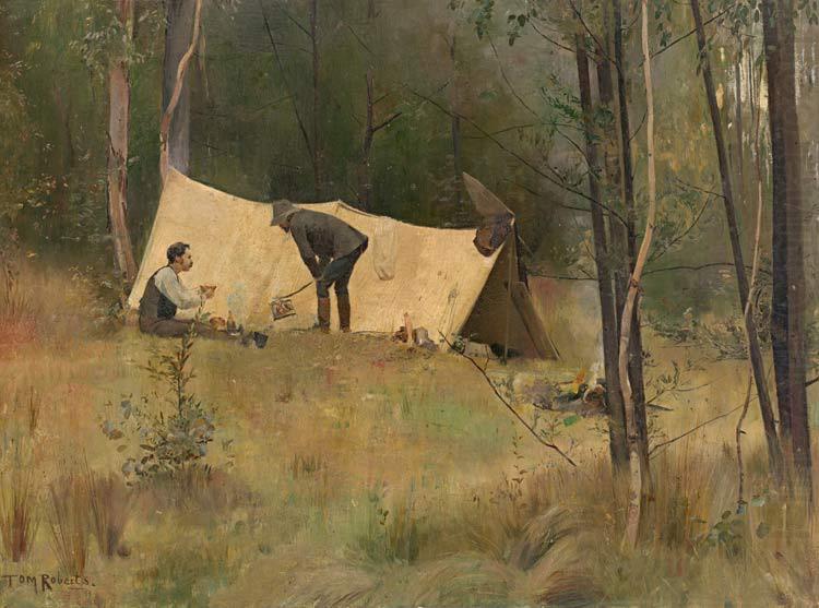 Tom roberts The Artist Camp china oil painting image